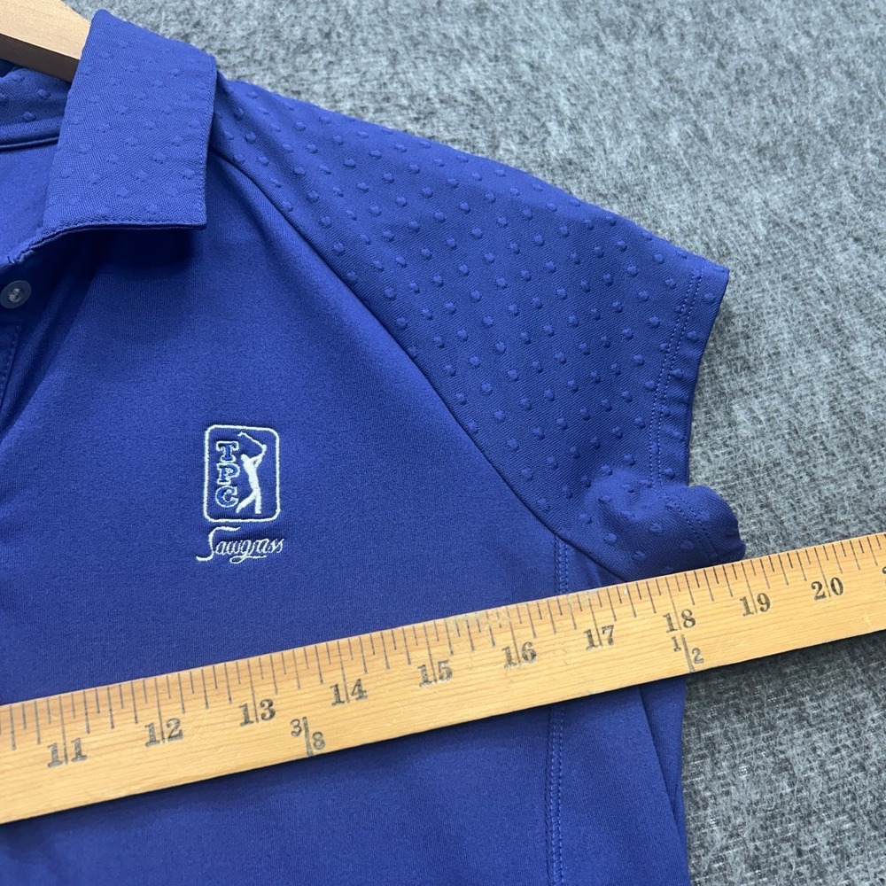 Adidas Golf Dress Size 8 Womens Blue TPG Sawgrass Polo Collar - Picture 5 of 8